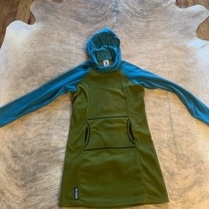 Melanzana micro-grid dress